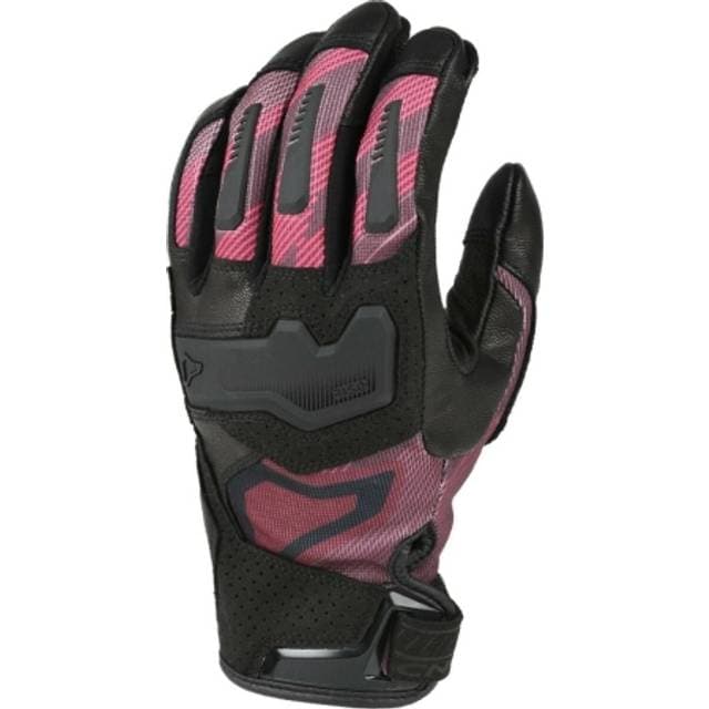 Macna Haros 2.0 Ladies Motorcycle Gloves - Black/Pink Woman