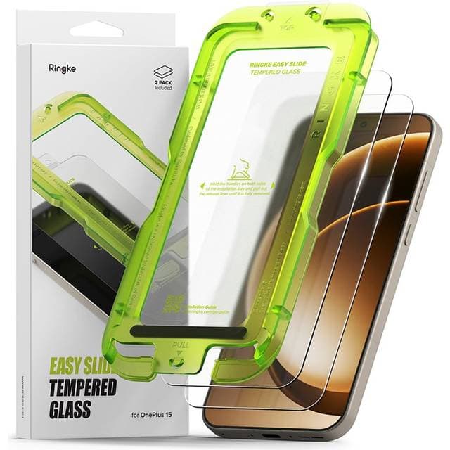 Ringke Easy Slide Glass OnePlus 15 Clear 2-Pack