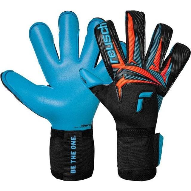 reusch Målmandshandske Attrakt Aqua Evolution - Sort/Orange/Blå