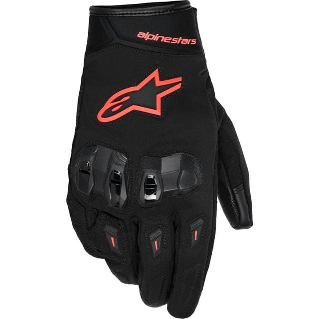 Alpinestars MC-Handsker Drystar Sort Rød Fluo Herre
