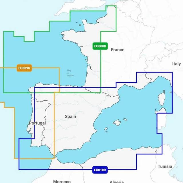 Garmin Mediterranean Coast Spain Marine Charts Silber