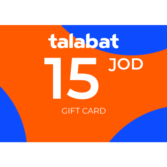 Talabat Gift Card 15 Jod Key