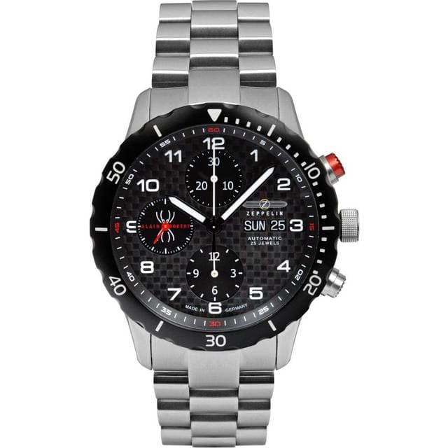 Zeppelin 7216M-2 Mens Watch Alain Robert Automatic Chrono Limited 42mm