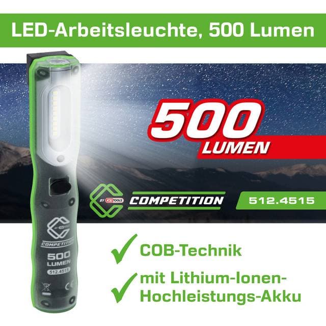 KS Tools Competition LED Arbeitsleuchte 500 Lumen