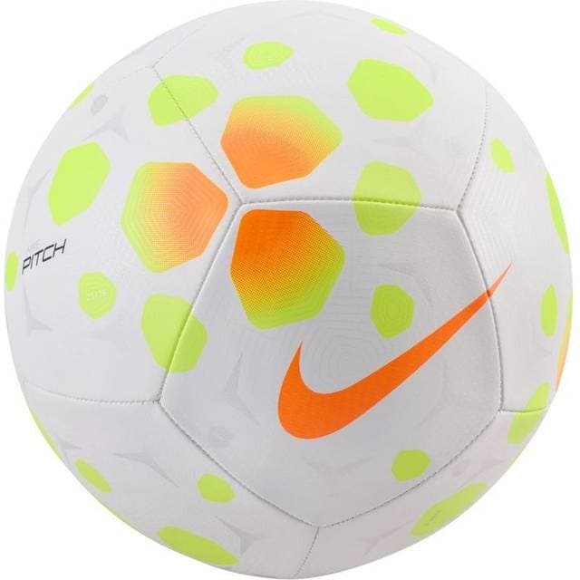 Nike Fodbold Pitch Max Voltage - Hvid/Neon/Orange