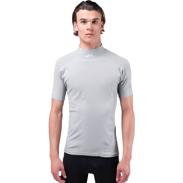 Zhik Kortærmet Eco Spandex UPF50+ Top Til Mænd - Platinum