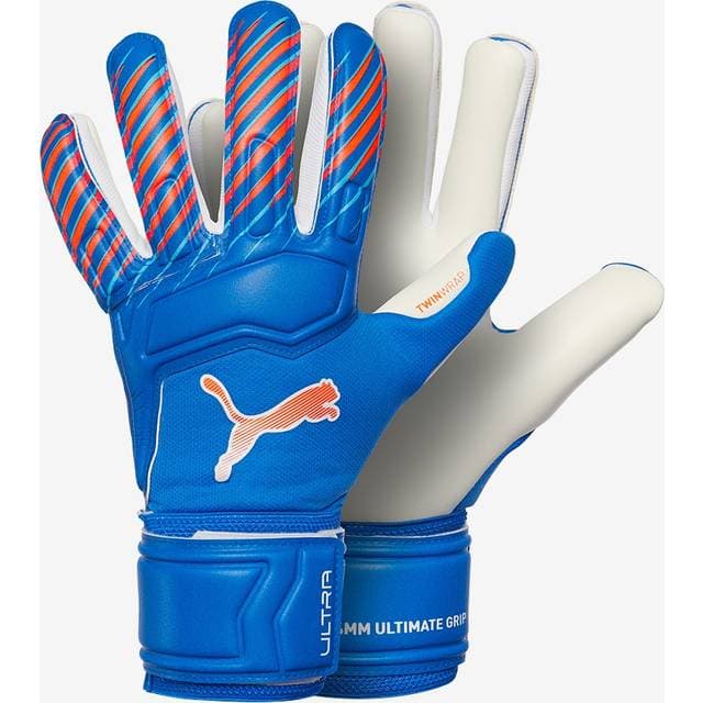 Puma Ultra Pro Goalkeeper Gloves - Blue/Glowing Red