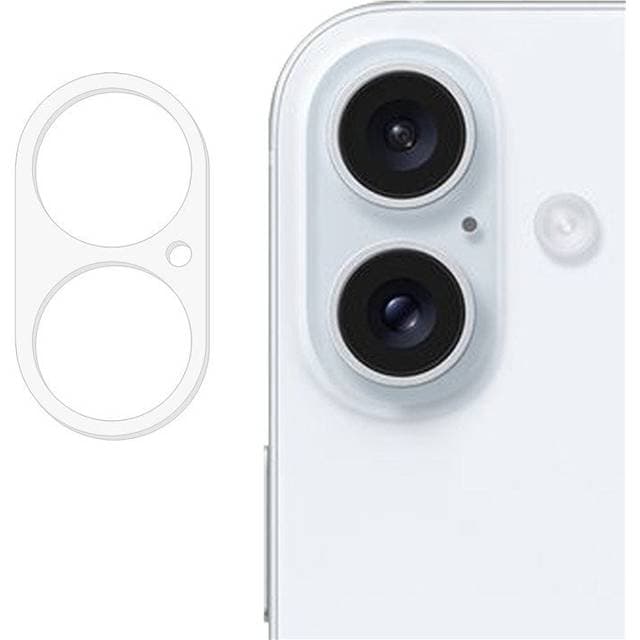 INCOVER iPhone 17 9H Hærdet Beskyttelsesglas Kameralinse