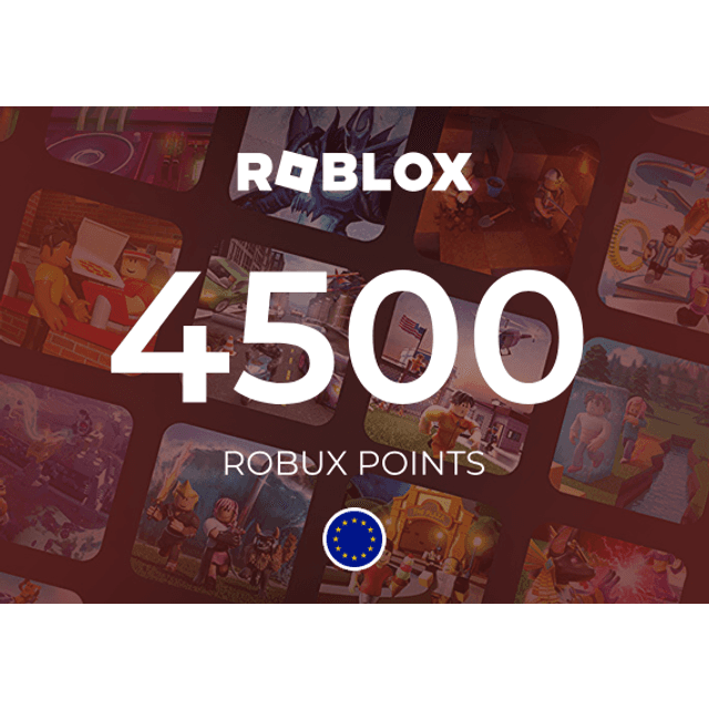 Roblox Card 60 EUR 4500 Robux Key