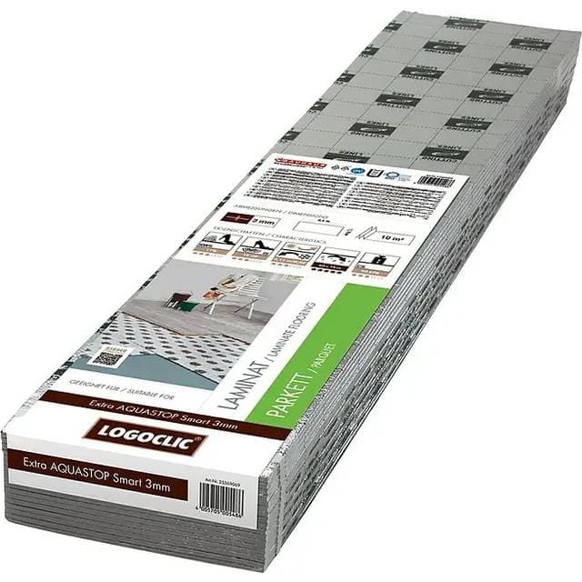 LOGOCLIC Gulvunderlag Secura Aquastop 10 m²