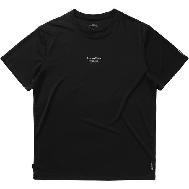 Mystic Mens Tactic Short Sleeve Loose Fit Quick Dry Lycra Vest - Black