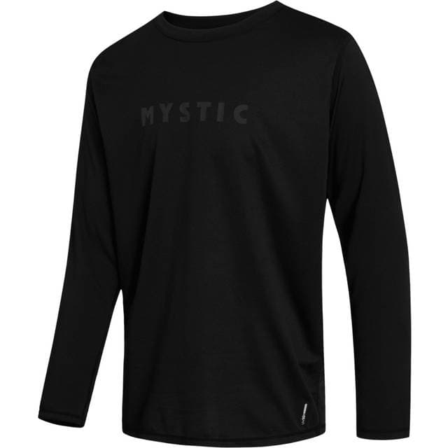 Mystic Mens Star Long Sleeve Quick Dry Lycra Vest - Black