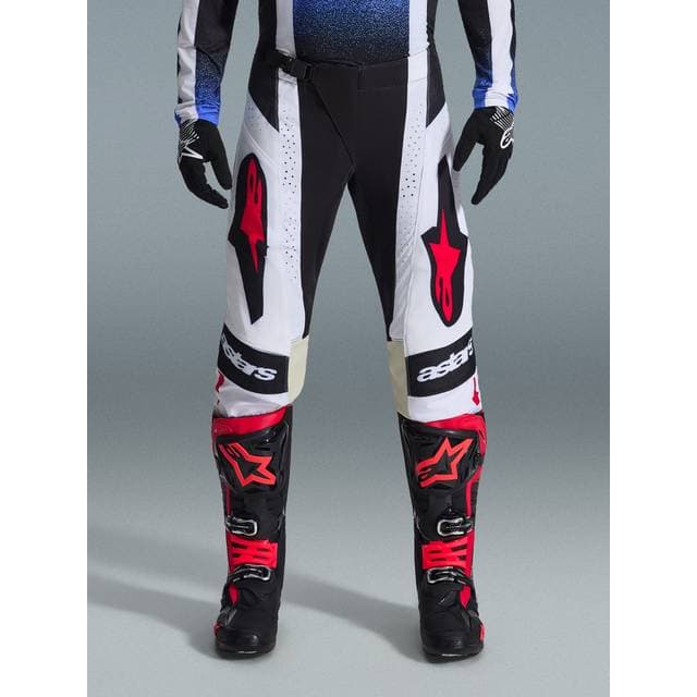 Alpinestars Techstar Knif Crossbukser - Sort/Hvid/Rød Herre