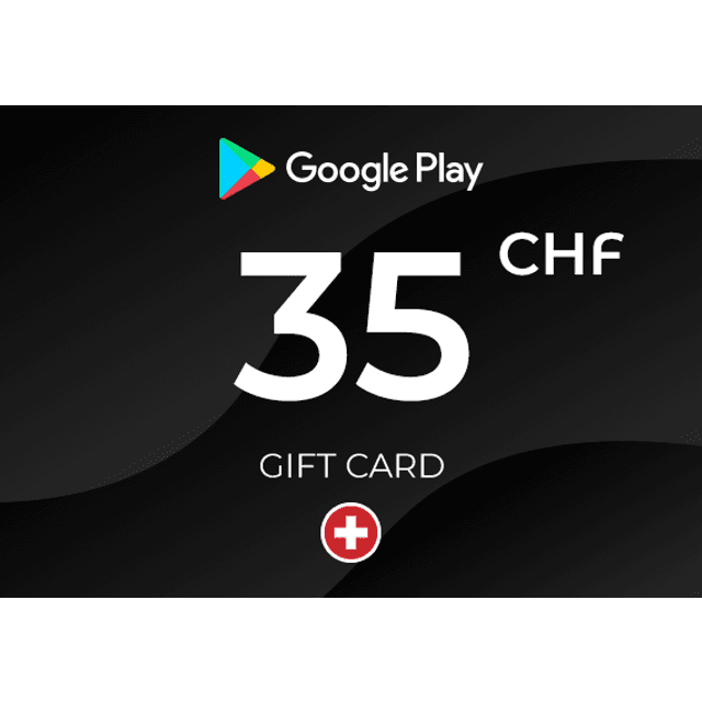 Google Play Gift Card 35 CHF