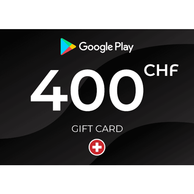 Google Play Gift Card 400 CHF