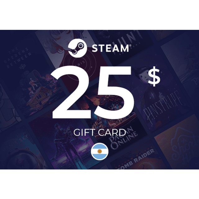 Steam Wallet Gift Card 25 USD
