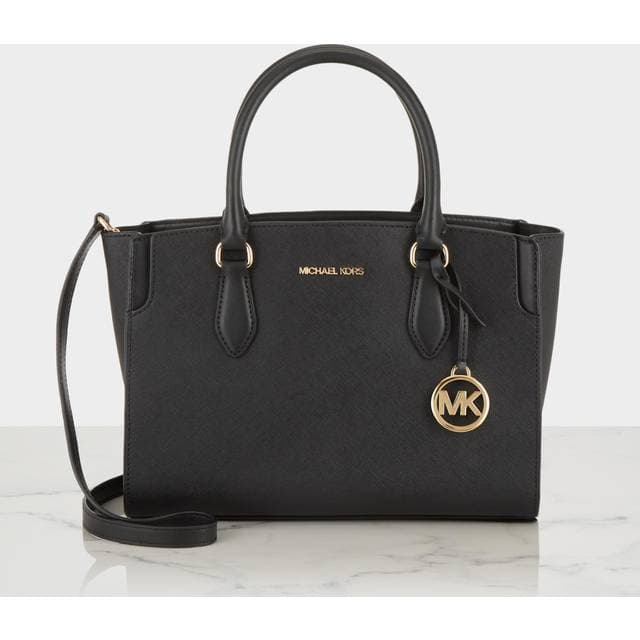 Michael Kors Becca Satchel Uld Taske Dame - Black