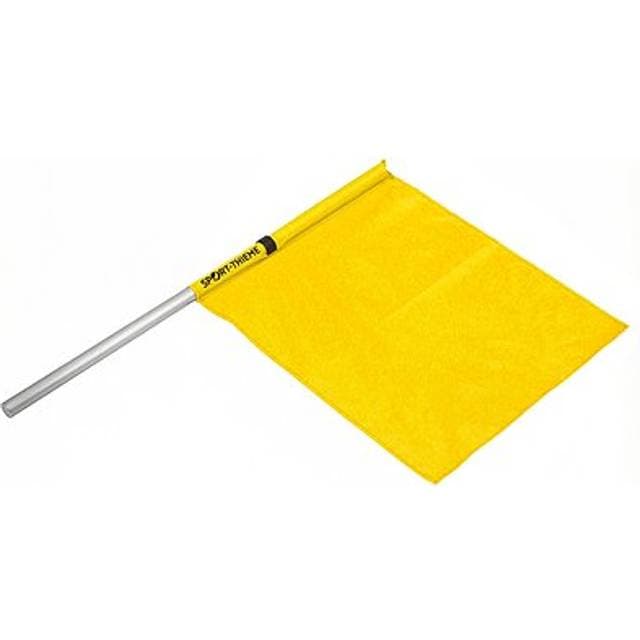 Sport-Thieme Kampfrichterfahne Colour Aluminium Griff Gelb