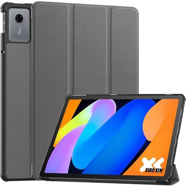 Eiderwood Lenovo Idea Tab 11 Kunstlæder Flip Cover Grå