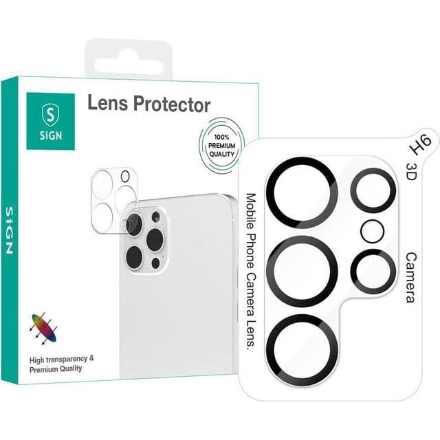 SiGN Samsung Galaxy S25 Ultra Linsebeskyttelse Hærdet Glas