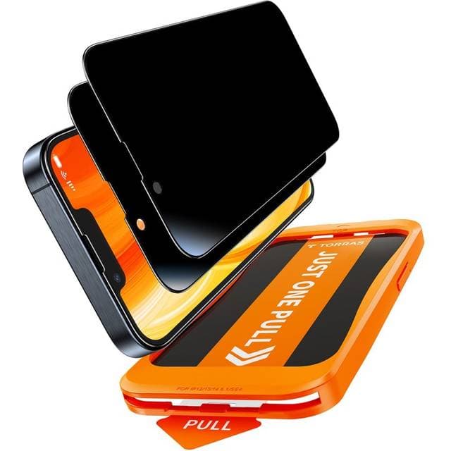 Torras iPhone 16e Hærdet Skærmbeskyttelsesglas Privacy 2 Stk