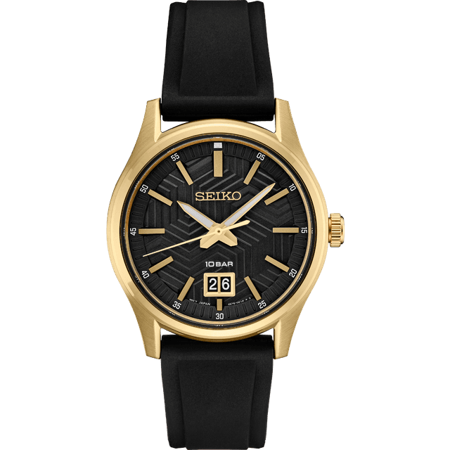 Seiko Sport Quartz Black Dial Watch SUR560P1