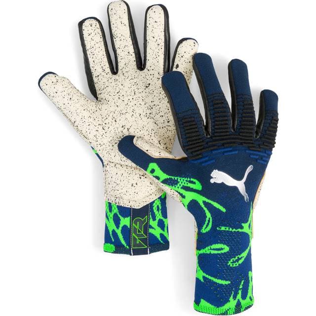 Puma Future Ultimate Cosmic Art Nc Goalkeeper Gloves - Vivid Blue/Green Glare