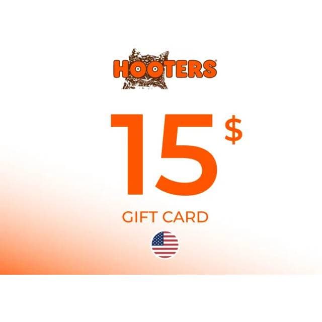 Hooters Gift Card 15 USD