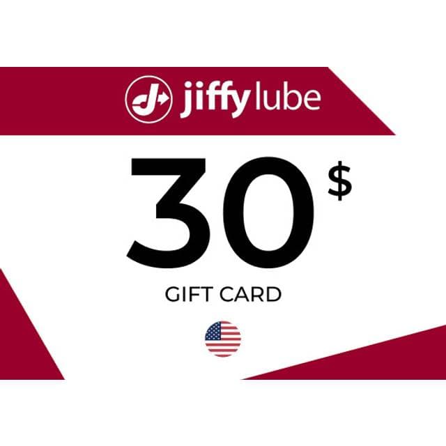 Jiffy Lube Gift Card 30 USD