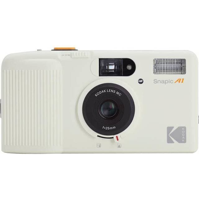 Kodak Snapic A1 Rhino Ivory White 35mm Analogt Kamera