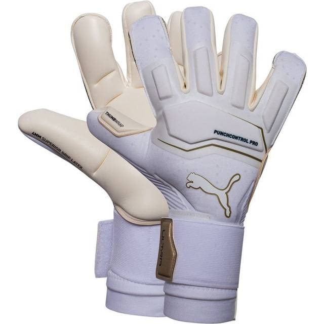 Puma Målmandshandske Ultra Ultimate Hybrid White Gold - Hvid/Guld