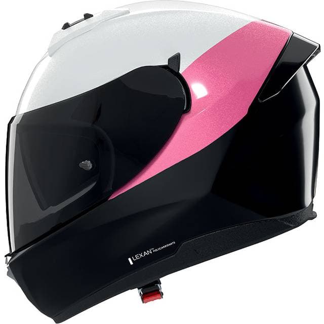 Nolan Integralhjelm N60-6 Verniciatura Speciale - Sort/Perlehvid/Fuchsia Blank