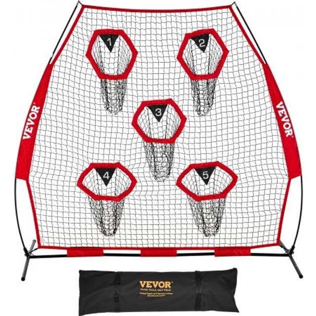 VEVOR Fodboldtræningsnet Quarterback 2133.6 x 2133.6 mm