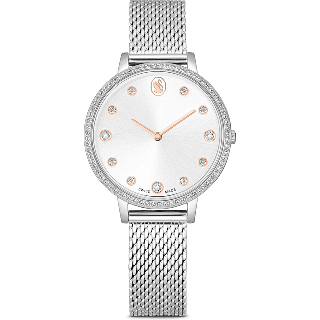 Swarovski Clarica Metallarmband Silberfarben Edelstahl