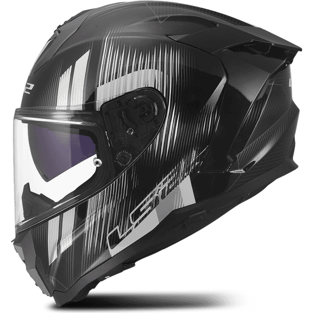 LS2 Challenger II Nitro Full Face Helmet - Black/Grey