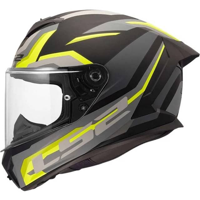 LS2 Rapid III Hyper Full Face Helmet - Black/Hi-Vis Yellow