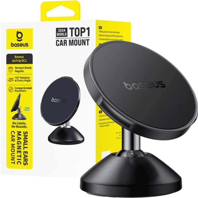 Baseus Automobilinis Magnetinis Laikiklis Telefonams GoTrip DC1
