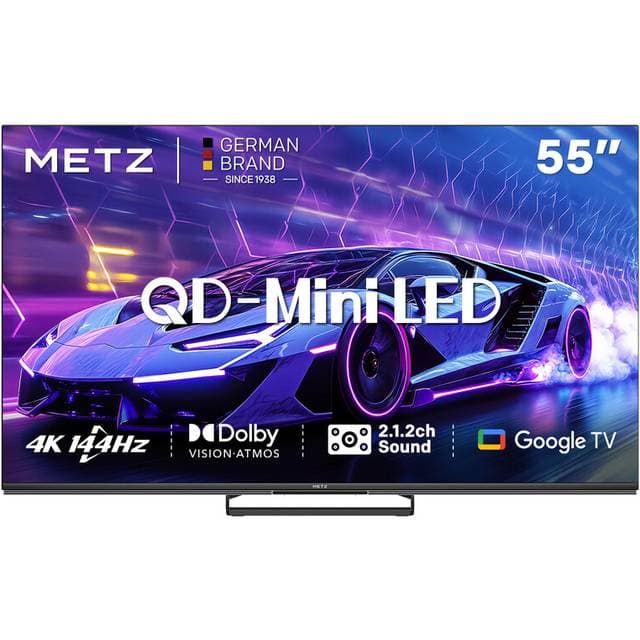 Metz QD-Mini LED 55MNE8000Z 4K HDR 10+ Televiseur