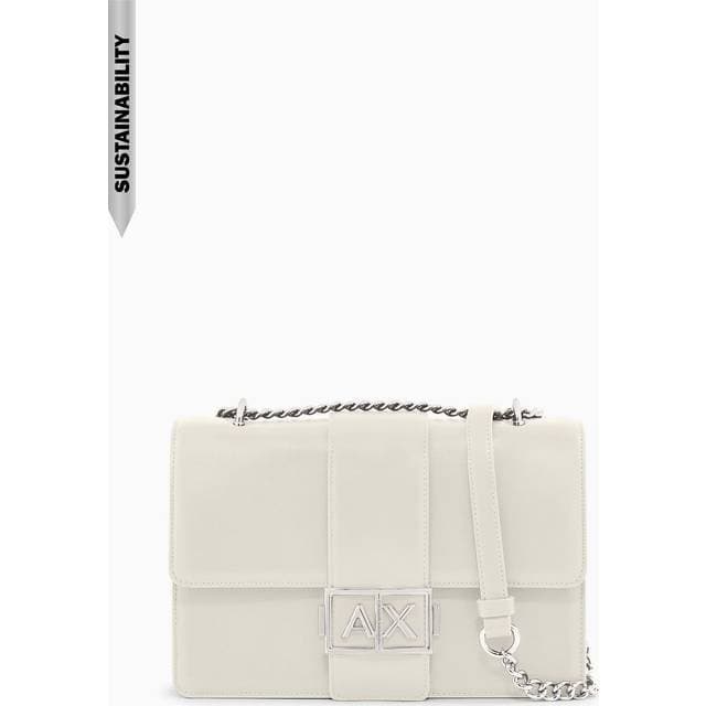 Armani Exchange Messenger Taske Polyester Hvid