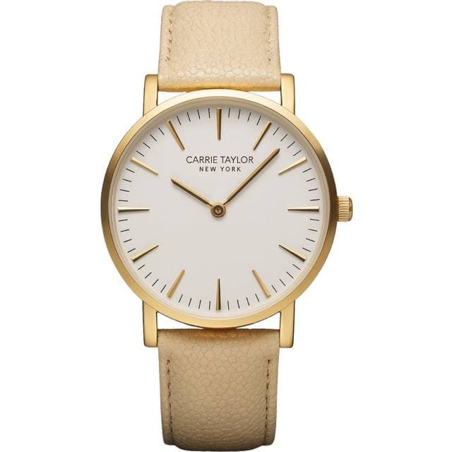 Carrie Taylor Lexington Golden Beige Hermes Calf Leather 38mm