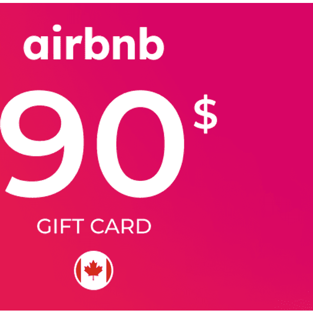 Airbnb Gift Card 90 CAD