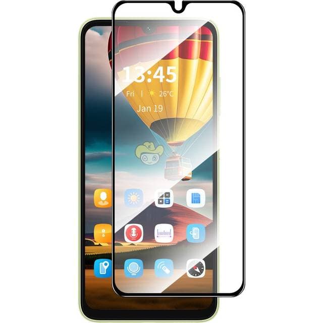 Enkay Samsung Galaxy A27 Hærdet Skærmbeskyttelsesglas Gennemsigtig Sort