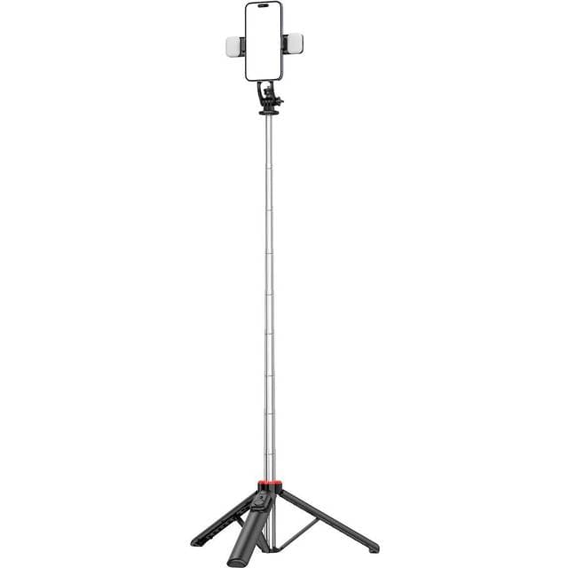 Hurtel Selfie Stick Teleskopstativ 1.3m With Lamper