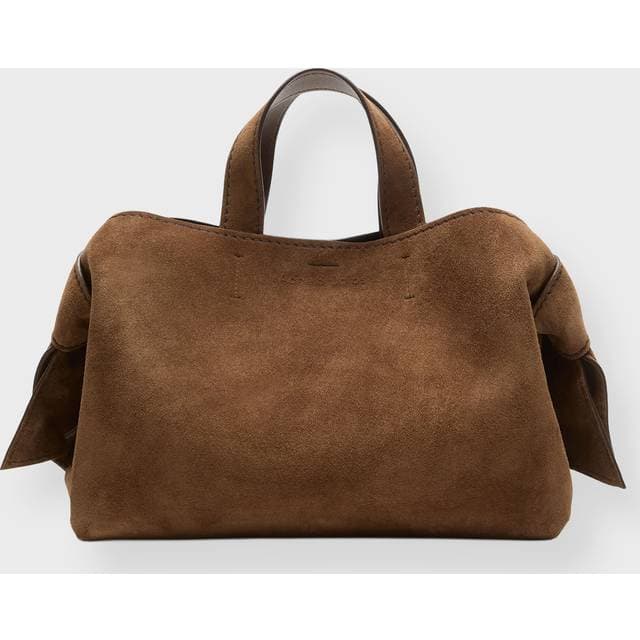 Acne Studios Musubi Tote Uld Bag Cognac - Brun