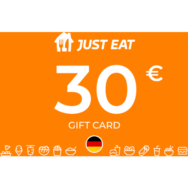 Just Eat Gift Card 30 EUR