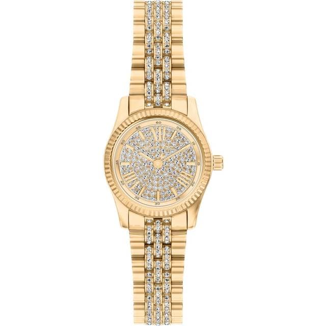 Michael Kors Lexington Three-Hand Gold-Tone Stainless Steel Watch MK7575