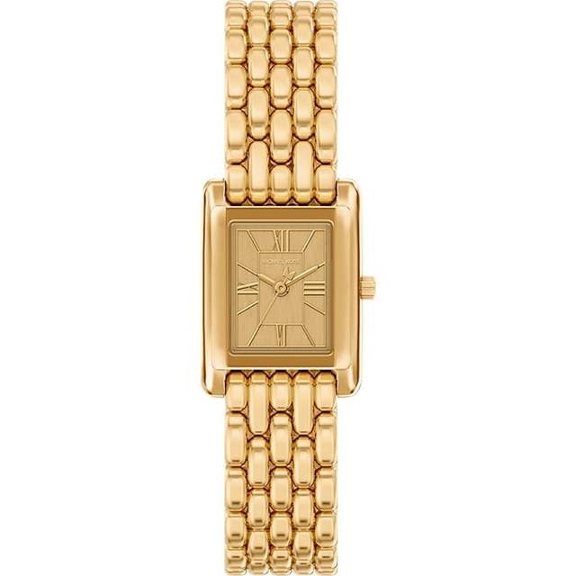 Michael Kors Essex Rectangular Gold Dial Watch MK4997
