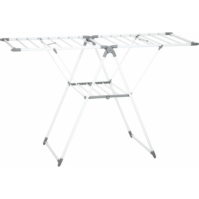Northio Kokoontaitettava Vaatteiden Kuivausteline Säädettävät Siivekkeet