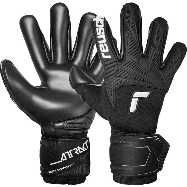 reusch Men's Attrakt Freegel Infinity Goalkeeper Gloves - Black/White
