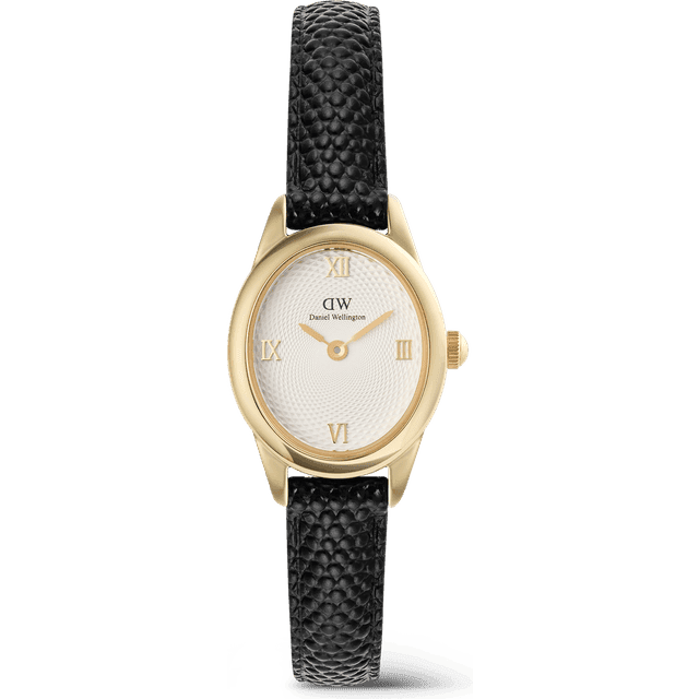 Daniel Wellington Mini Black Lizard White Guilloché Dame